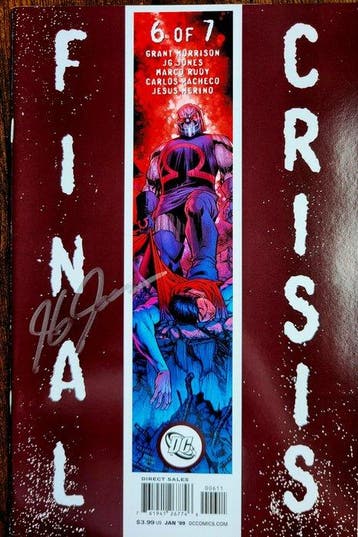 Final Crisis #6 2009 - Signed by creator J.G. Jones ! With, Nieuw