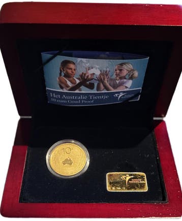 Gouden 10 euro 2006 Proof munt: Het Australië Tientje, Verzenden, Koningin Beatrix, Losse munt, Goud