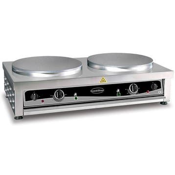 Crêpe maker | 2x Ø400 mm | 2x 3kW | 900x520x245(h)mm, Verzenden, Nieuw in verpakking
