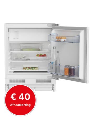 Beko BU1154N - Koelkast met vriesvakje - 92 liter, Witgoed en Apparatuur, Koelkasten en IJskasten, Verzenden, Nieuw