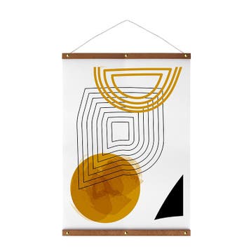 Posterhanger Hout Messing 70 cm, Huis en Inrichting, Woonaccessoires | Lijsten, Nieuw