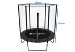 Trampoline 183cm | Zwart Veiligheidsnet | OP=OP, Ophalen of Verzenden, Nieuw