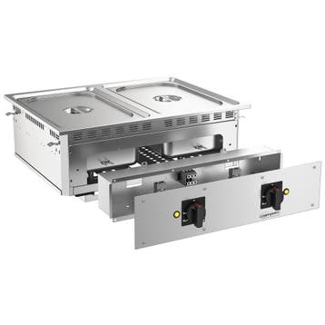 GGM Gastro | Inbouw bain-marie (drop-in) - 3 kW - 2x GN 1/1, Verzenden, Nieuw in verpakking