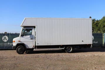 Veiling: Bakwagen Vrachtwagen Mercedes-Benz 814 D Diesel 136, Wit, Mercedes-Benz, BTW verrekenbaar, Handgeschakeld