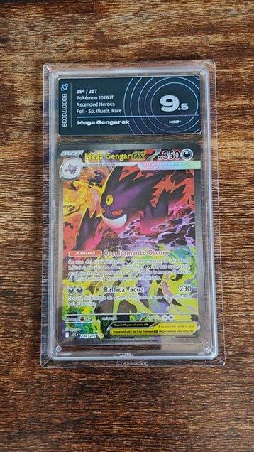 Pokémon - 1 Graded card - Gengar 284/217 Foil - AI grading, Nieuw