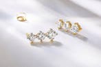 Oorbellen - 14 karaat Geel goud - 2.08ct. tw. Diamant, Sieraden, Tassen en Uiterlijk, Oorbellen, Nieuw