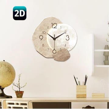 Moderne Houten Wandklok Maan Design Stille Quartz Klok Decor, Huis en Inrichting, Woonaccessoires | Klokken, Verzenden, Nieuw