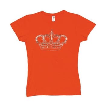 Nederland supporters t-shirt met kroon voor dames - Koning.., Ophalen of Verzenden, Nieuw