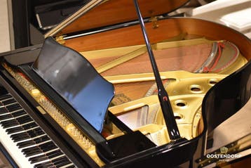 Actie -10% Yamaha C3 PE messing vleugel - 4410484, Muziek en Instrumenten, Piano's, Nieuw, Zwart, Vleugel