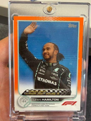 2021 Topps Topps Lewis Hamilton 44 Serialized card, Limited, Nieuw