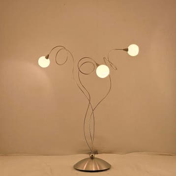 Harco Loor tafellamp Snowball 061 Refurbished, Huis en Inrichting, Lampen | Tafellampen, Ophalen, Overige materialen, 50 tot 75 cm