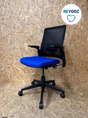Bureaustoel Ahrend 2020 Verta - blauw - re-use, Nieuw in verpakking