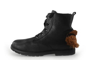 Muyters Veterboots Meisjes in maat 34 Zwart, Verzenden, Jongen of Meisje, Schoenen, Zo goed als nieuw
