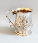 Beker - .925 zilver, Antiek en Kunst