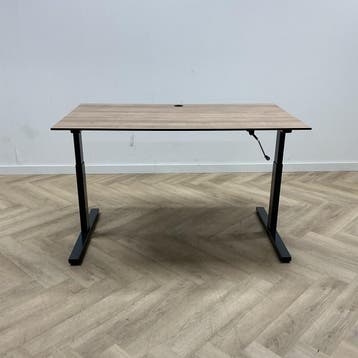 Eromes  slingerbureau 140x80 cm, havanna - antraciet, Zwart, Gebruikt, Ophalen of Verzenden