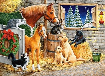 Castorland puzzel Gathering Friends van €10,99 voor €5,49, Ophalen of Verzenden, Nieuw