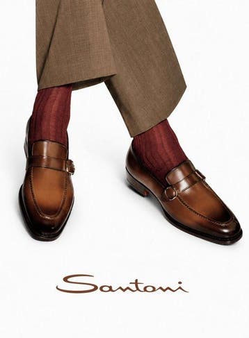Santoni - Platte schoenen - Maat: EU 43, Nieuw