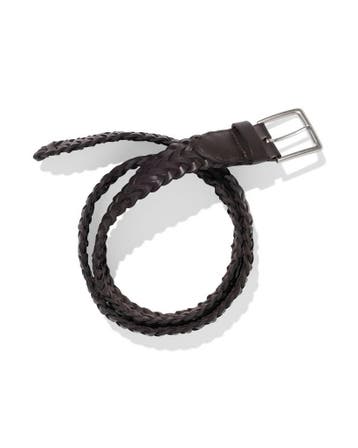 HEMA Heren riem leer gevlochten brons, Kleding | Heren, Riemen en Ceinturen, Verzenden, Nieuw
