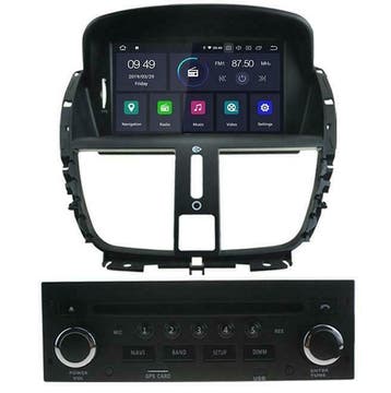 Android 12 navigatie peugeot 207 dvd carkit touchscreen 64gb, Ophalen of Verzenden, Nieuw