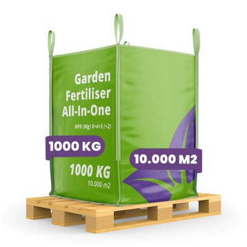 Tuinmest  All-In-One  (bigbag 1000 kg - voor 10.000m2), Verzenden, Mest