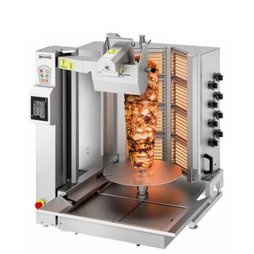 GGM Gastro | Gas Döner robot / Shoarmagrill - 8 branders - |, Verzenden