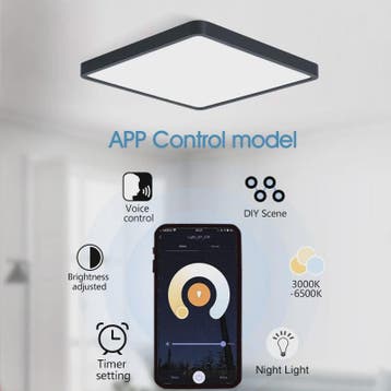 Moderne Smart LED Plafondlamp 36W - Dimbare Verlichting met, Verzenden, Nieuw