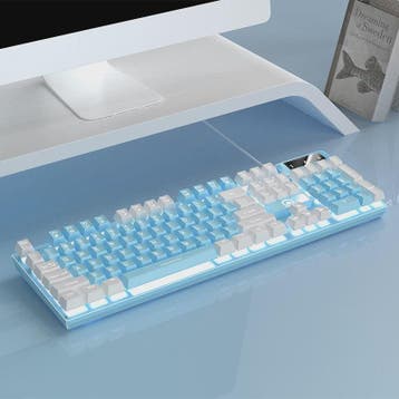 Yindiao K500 Bedraad Gaming Toetsenbord met Numpad en Kleurr, Computers en Software, Verzenden, Nieuw