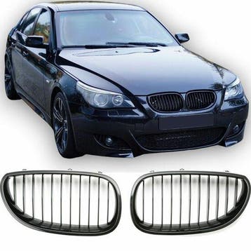 Glanzend zwarte grillen passend voor BMW 5 serie E60 en E..., Verzenden, Nieuw