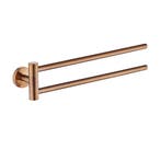 Handdoekrek draaibaar copper rond, Verzenden, Nieuw