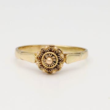Zonder minimumprijs - Ring - 14 karaat Geel goud, Nieuw