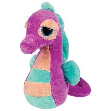 Suki Gifts zeepaardje knuffel - pluche - paars/blauw - 21, Verzenden, Nieuw