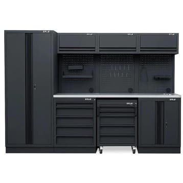 Pillar Werkplaatsinrichting 295,5 cm – RVS Werkblad, Verzenden, Nieuw, 170 cm of meer