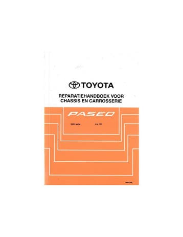 1996 TOYOTA PASEO CHASSIS & CARROSSERIE SUPPLEMENT
