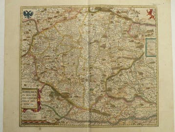 Tsjechië - Praag; Johannes Janssonius - Bohemia in suas, Nieuw