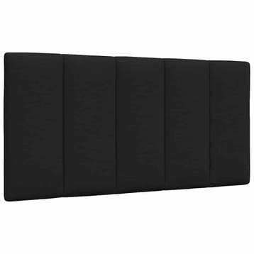 vidaXL Hoofdbordkussen Hanko 100 cm stof zwart, Verzenden, Nieuw, Zwart, Stof
