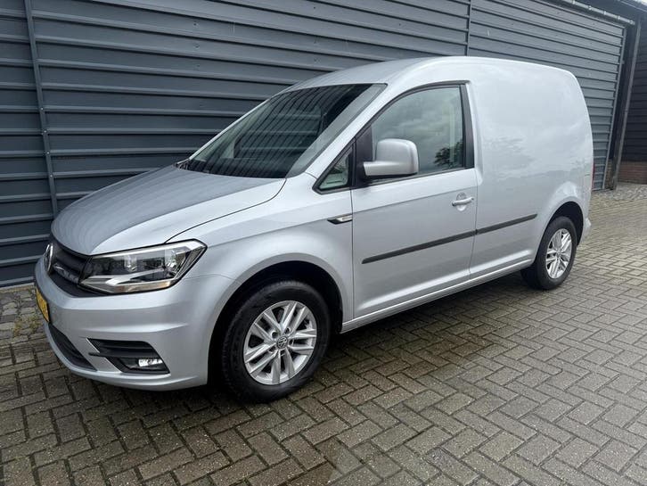 Volkswagen Caddy Bestel 2.0 TDI Automaat Highline Navi Clima, Auto's, Bestelauto's, Lease, Overige kleuren, Automaat, Zilver of Grijs