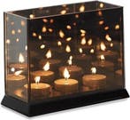2dekans | Liva Living – Magic Cube Sfeerlichthouder – 3, Ophalen of Verzenden, Nieuw, Zwart
