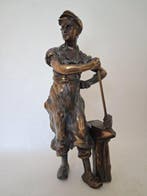 Beeld, Vintage Statue - 30 cm - Legering