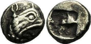 475-450 v Chr Teos Phokaia Ionien Tetartemorion 521-478 G..., Verzenden