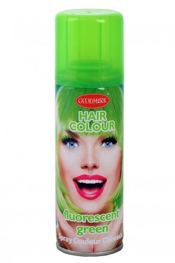 Haarspray Fluor Groen, Kleding | Dames, Carnavalskleding en Feestkleding, Ophalen of Verzenden, Nieuw