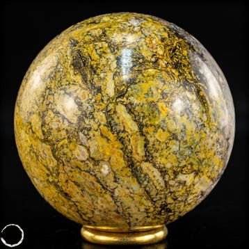Natuurlijke Bumblebee Jasper bal uit Indonesië – Gloeiend