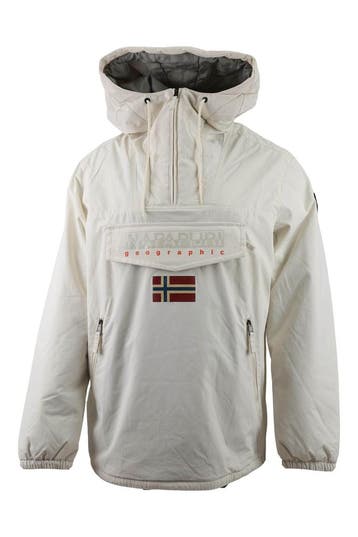 Napapijri Jas in maat L Wit, Napapijri, Verzenden, Zo goed als nieuw, Wit