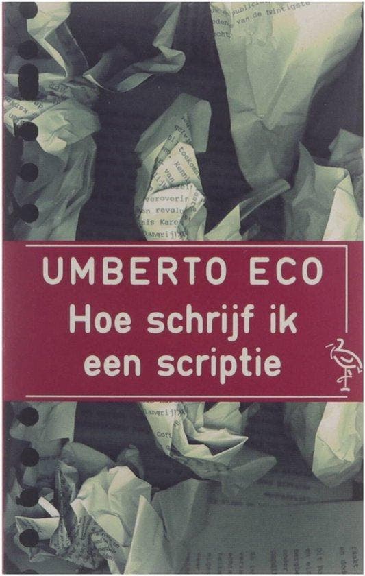 Hoe schrijf ik een scriptie / Ooievaar 9789057132988, Boeken, Studieboeken en Cursussen, Gelezen, Verzenden