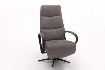 Relaxfauteuil Hitzum - relaxfauteuils - Taupe, Nieuw, Stof