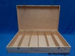 kist met vakken - houten kisten met 2 - 3 - 4 - of 6 vakken, Minder dan 50 cm, Ophalen of Verzenden, Minder dan 50 cm, 50 tot 75 cm