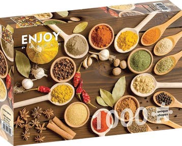 Indian Spices Puzzel (1000 stukjes) | Enjoy Puzzle - Puzzels, Verzenden, Nieuw