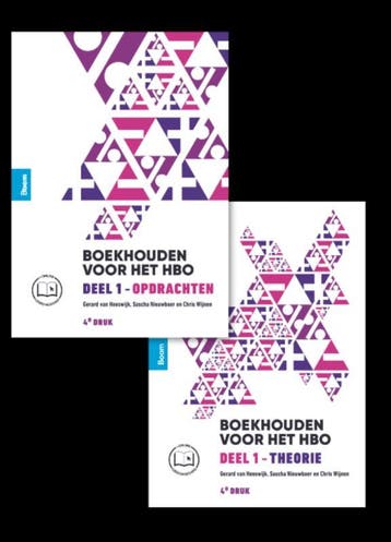 Boekhouden voor het hbo deel 1 pakket 4e editi 9789024458554, Boeken, Verzenden, Zo goed als nieuw