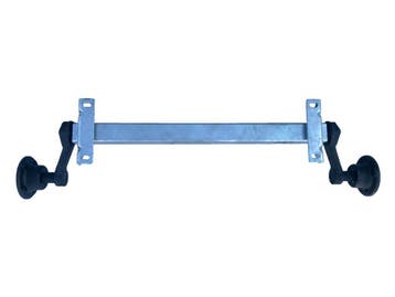 Eenmalige partij 750kg as pad1000 flens1400/1420 ongeremd, Ophalen of Verzenden, Nieuw