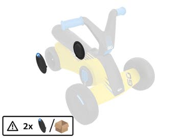 BERG-Onderdeel Ride-on - GO² SparX Yellow - achterwiel Co.., Ophalen of Verzenden, Nieuw