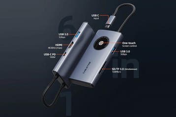 Cabletime – 6 in 1 Multi USB-C Hub adapter – 4K – HDMI, Laptop, Nieuw, Ophalen of Verzenden, Cabletime